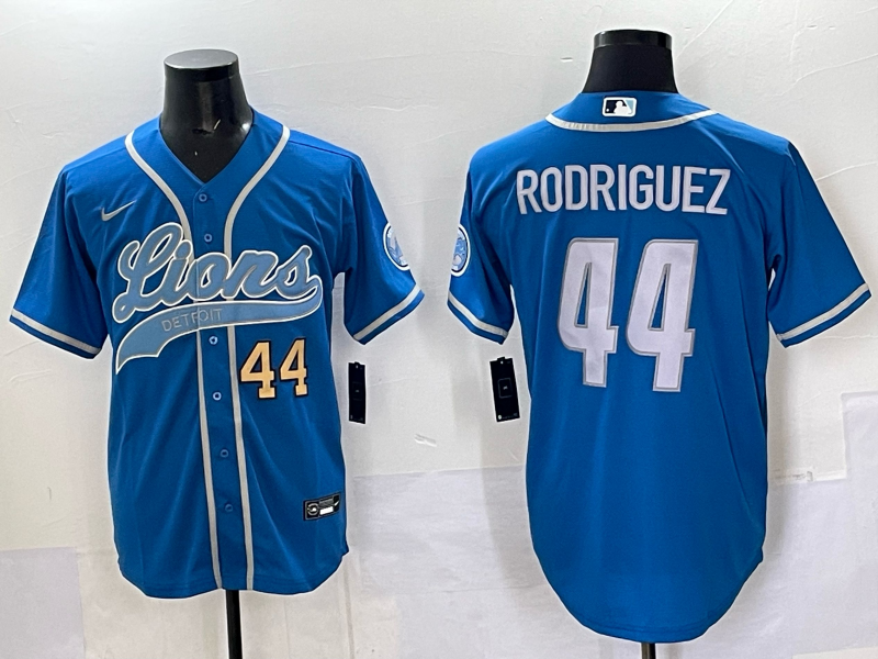 Men 2025 Detroit Lions #44 Rodriguez blue 2025 Nike Limited NFL Jersey 001->detroit lions->NFL Jersey
